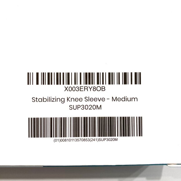 Vive Stabilizing Knee Sleeve, Size Medium in Black and Gray with compression - Picture 4 of 10